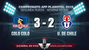 Universidad de chile en vivo en directo online se enfrentan este viernes 14 de enero por la primera fecha del torneo de verano . En Vivo Colo Colo Vs Universidad De Chile Youtube