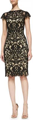 Tadashi Shoji Short Sleeve Lace Overlay Cocktail Dress 2154317 Plus Size Cocktail Dresses Dresses Cocktail Dress Lace