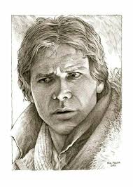 Han Solo Hoth Pencil Drawing Star Wars Drawings Star Wars Fan Art Star Wars Artwork