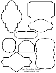 Decorative Borders Clip Art Borders Paper Crafts Vintage Frames