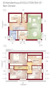 Grundriss Einfamilienhaus Mit Satteldach Architektur Giebel 5 Zimmer 130 Qm Ohne Keller Erdges Grundriss Einfamilienhaus Einfamilienhaus Haus Grundriss