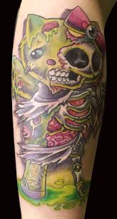 Sure to be a hit with any hello kitty fan! Pin By Tikipu On Tattoos Hello Kitty Tattoos Zombie Tattoos Tattoos