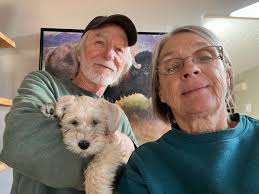 Lost dog found after a month