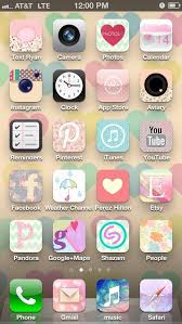 Make Your Iphone Home Screen Pretty Free App Cocoppa Iphone Info Iphone Organization Homescreen