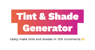 Check spelling or type a new query. Tint And Shade Generator