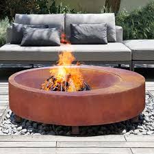 I'm here to tell you that if you're not careful, you'll have an unsightly (or even broken) hunk of rusted metal on your patio or deck. Montana 100cm Rust Fire Pit Bowl Milkcan Outdoor Firepits
