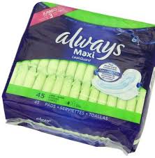 Always pads have adhesive strips to attach securely to . Snapwant Com Feminine Hygiene Always Maxi Maxi Pad