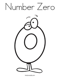Number 0 coloring page to color, print or download. Number Zero Coloring Page Numbers Preschool Color Worksheets For Preschool Number 0