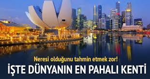 Burada 100 metrekare bir dairenin aylık kirası 4 bin 500 euroya kadar çıkabiliyor. Dunyanin En Pahali Kenti Singapur Sayfa 3 Son Dakika Haberler