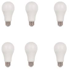 Westinghouse 100w Equivalent Cool White Omni A19 Dimmable Led Light Bulb 6 Pack 5075020 The Home Depot