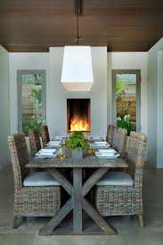 Rattan oval back arm chair. Mediterranean Dining Room Mediterranean Dining Room San Diego Houzz