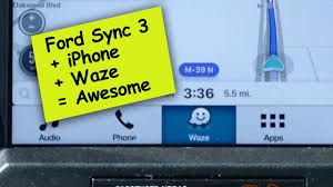 Ford Sync 3 Waze App Ios Integration Youtube