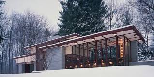 A Frank Lloyd Wright Style Mid Century Ranch On Sale In North Freedom Wi Frank Lloyd Wright Homes Usonian House Frank Lloyd Wright