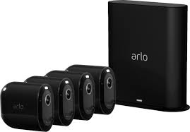Arlo Pro 3 4-Camera Indoor/Outdoor Wire-Free 2K HDR Security ...