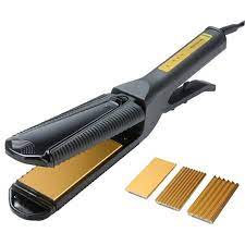3in1 Professional Hair Straightener Tourmaline Ceramic Flat Irons Corrugated Plate Mul Hair Straightener Professional Hair Straightener Professional Hairstyles