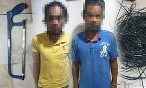 Gambar anda terlalu besar untuk ukuran file? Dua Sahabat Dicekup Curi Kabel Elektrik