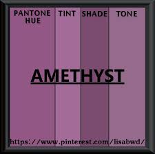 Pantone Seasonal Color Swatch Amethyst Cvetovye Shemy Kartinki Maki