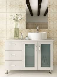 lune single vessel sink vanity