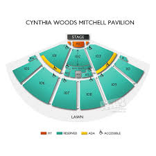 cynthia woods mitchell pavilion concert tickets and seating