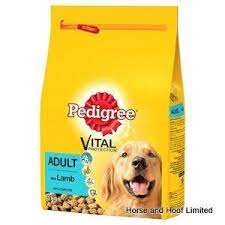 Pedigree Adult Vital With Lamb 3kg Dog Food Recipes Dry Dog Food Dog Food Comparison