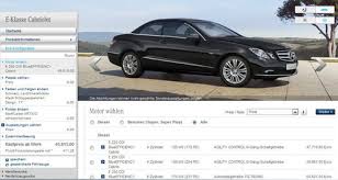 Mercedes E Class Cabrio Online Configurator Launched