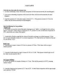 In this chemistry worksheet, learners use the ideal gas equation site by clicking on the new question button and responding to the question that is presented in the box. Pin On Teacherspayteachers