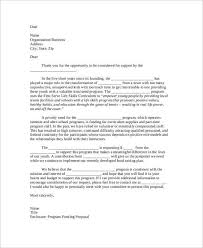 Using the same date makes all the documents in your proposal package consistent. Examples Of Letters Requesting Funding