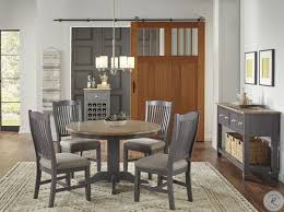 The taryn round table is a modern interpretation of classic farmhouse style that lights up any room. Port Townsend Grey And Seaside Pine 48 Round Dining Room Set From A America Coleman Furniture
