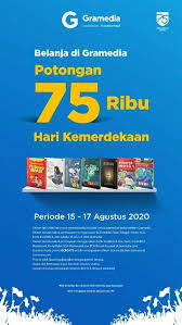 We did not find results for: Katalog Promo Gramedia 15 Agustus 17 Agustus 2020 Promo Produk