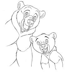 Kenai And Koda For Da Mag Bear Coloring Pages Brother Bear Art Disney Coloring Pages