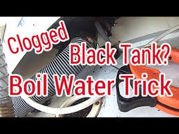 Rv black water removal service. Clogged Black Water Rv Tank Free Quick Fix Youtube