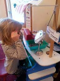 The Eye Doctor Is A Fun Dramatic Play Center It Would Fit Perfectly Into The Portion Of The H Dramatic Play Preschool Dramatic Play Centers Dramatic Play Area