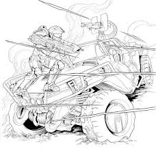 Get hold of these coloring sheets that are filled up with figures from the halo reach video game and offer them to your kid. Halo Coloring Pages 100 Pictures Free Printable