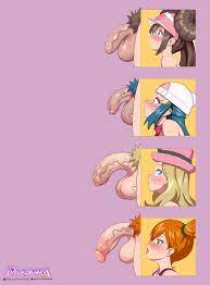 2023 4futas absurd res absurdres aqua eyes artist name artist  signature ball size difference balls beanie big balls big penis blonde hair  blue eyes blue hair bottomless brown hair