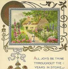 Cottage of flowers 14519 madison ave. English Cottage And Garden With Birthday Wish Vintage Birthday Postcard Wildt Kray Udb Vintage Birthday Birthday Postcards English Cottage
