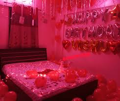 Everything i know about 🎈 balloons i learned from lilis balloon decorations. Romantic Room Decoration For Surprise Birthday Party In Pune Romantic Room Decoration In Pune Surprise Party Decorations