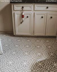 How To Paint Your Bathroom Floors With Tile Stencils In 2020 Painting Bathroom Tiles Floor Stencils Patterns Tile Stencils Diy