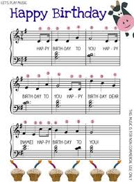 Happy birthday to you ! Happy Birthday Easy Piano Music Clarinet Sheet Music Piano Sheet Music Free Easy Piano Sheet Music