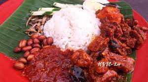 Nasi lemak is traditionally eaten for breakfast in malaysia (image: Wild Boar Curry With Measly Serving Of Coconut Rice Rm 8 50 Picture Of Kuchai Lama Food Court Kuala Lumpur Tripadvisor