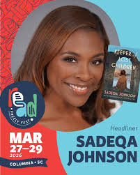 Our final headliner is here. New York Times bestselling author Sadeqa  Johnson is joining us at Read Freely Fest this March! Johnson is the author  of The House of Eve, a Reese's