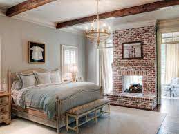 The stained brick and gold let us bring your brick fireplace into this decade. 10 Ways To Refresh Your Brick Fireplace