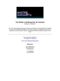 The unexpurgated version was published there in 1973. The Master And Margarita The Master And Margarita Pdf Pdf4pro