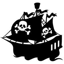 Design With Vinyl Pirate Ship Wall Decal Wayfair In 2020 Ship Silhouette Silhouette Vector Silhouette Images