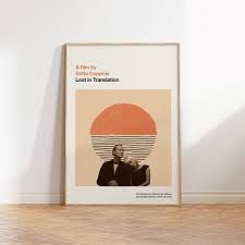 Lost in Translation Print - Movie Poster, Retro, Mid Century Modern,  Vintage Art Print, Minimalist - Etsy
