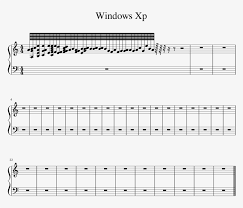 Windows Xp Sheet Music 1 Of 1 Pages We Are Number One Piano Easy Transparent Png 850x1100 Free Download On Nicepng