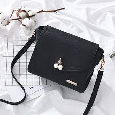 Gambar tas wanita hitam polos terbaik download now tas ransel wanita. Jual Sling Bag Tas Selempang Wanita Motif Natural Polos Bahan Kulit Sintetis Pu Warna Hitam Tas Fashion Trendy Tas Branded Sfsag4076 Di Lapak Nazza Modern Fashion Bukalapak