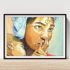 Erzulie D Art Print by Neg Ayiti Neg Ayiti