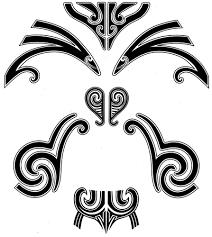5.awesome maori tattoo design on neck. Bold Maori Warrior Moko Temporary Face Tattoo Kit 1