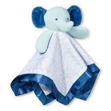 Artikelzustand blankets and beyond elephant owls lovey blue white security blanket plush new. Small Security Blanket Elephant Cloud Island Blue Blue Elephant Nursery Flannel Baby Blankets Security Blanket