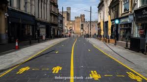 Visit cardiff, wales' capital city. Covid Cardiff City Center Works 50 Less Than Before Pandemic